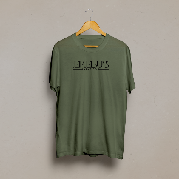 Erebus Logo Tee – Army Green